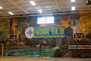 Arbor View Gym Mural