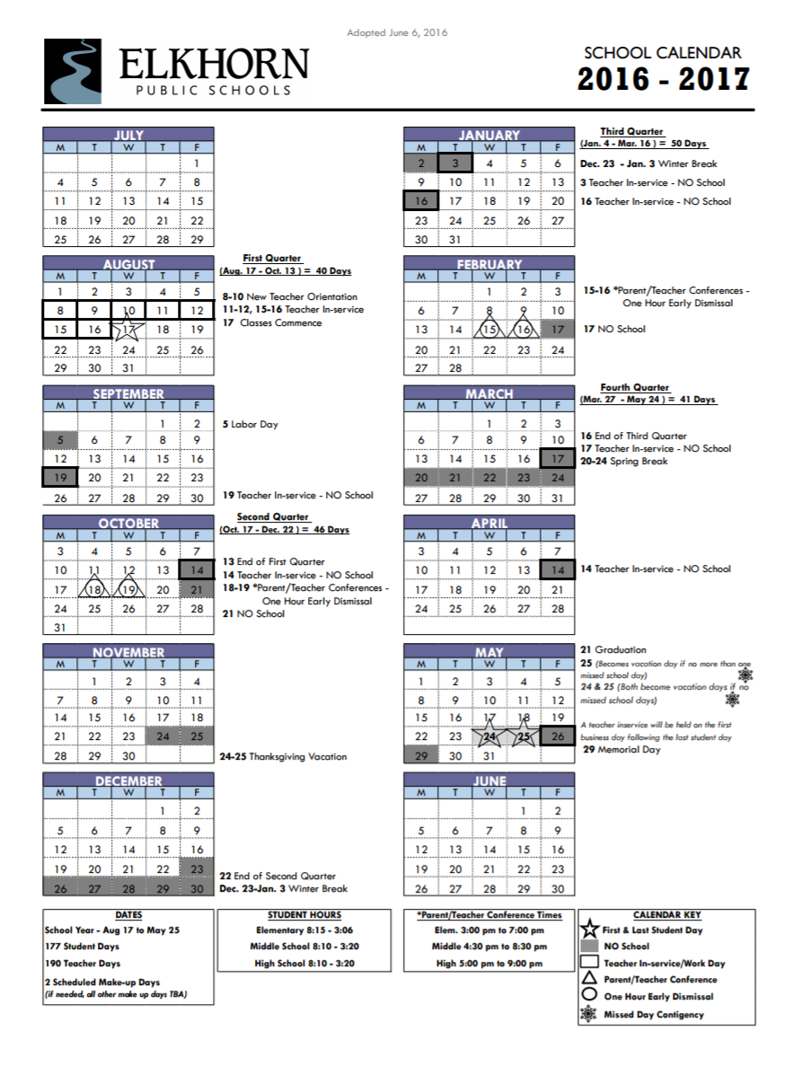 Skyline High School Calendar 2025