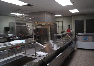 The kitchen at Westridge Elementary after the remodel